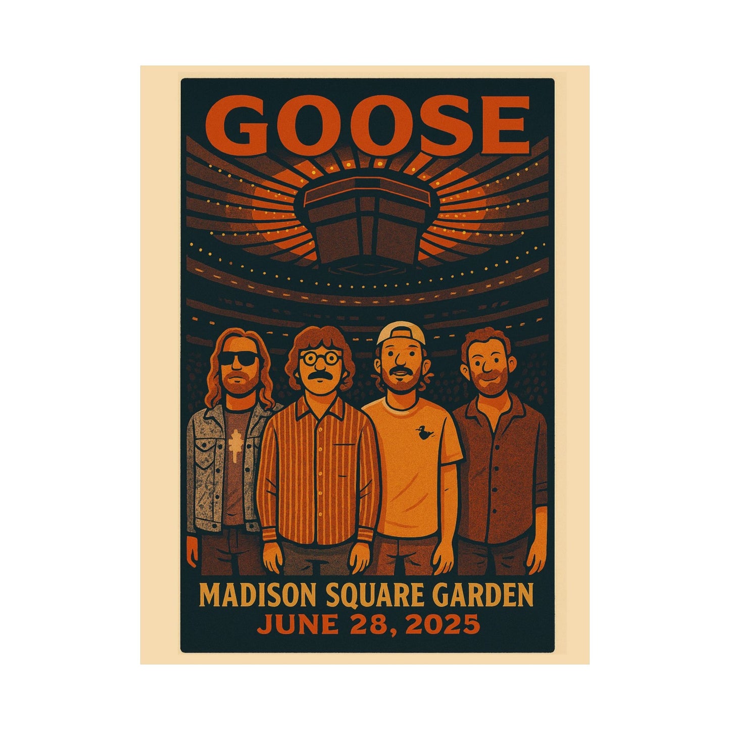 Goose Madison Square Garden Poster - June 28 2025
