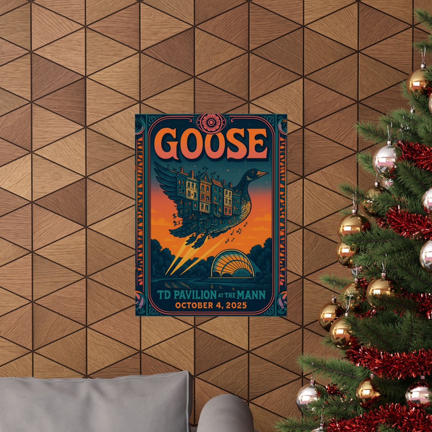 Goose TD Pavilion at The Mann | October 4, 2025 | Philadelphia | Concert Poster | Limited Edition | Variant 2