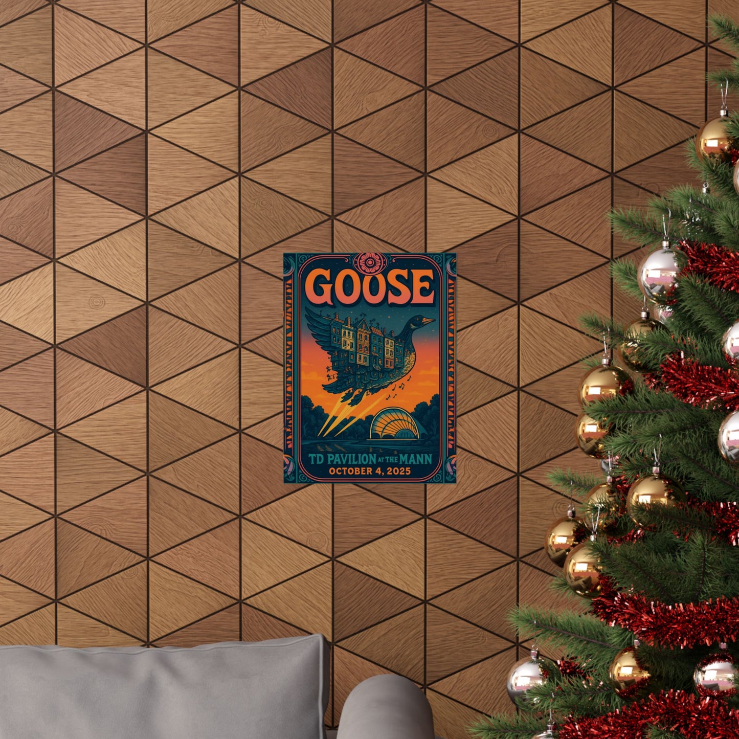 Goose TD Pavilion at The Mann | October 4, 2025 | Philadelphia | Concert Poster | Limited Edition | Variant 2