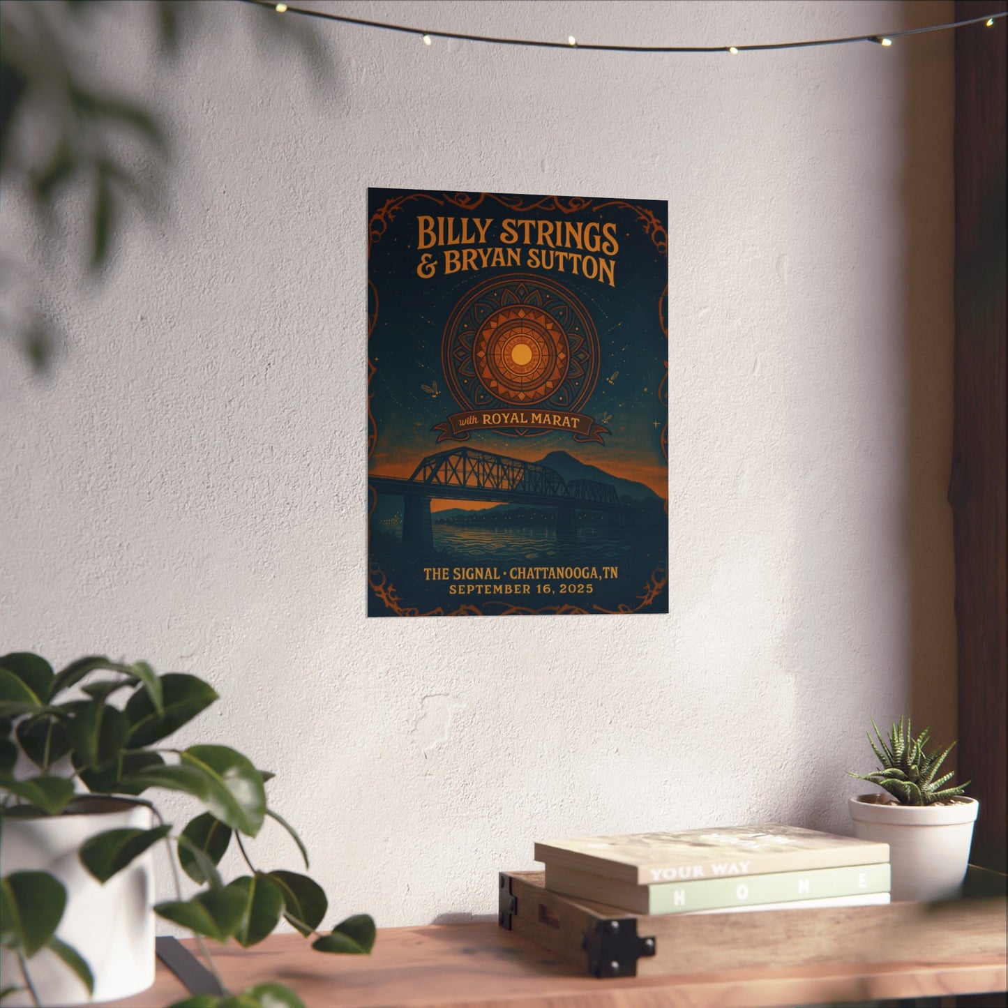 Billy Strings & Bryan Sutton Chattanooga | The Signal | September 16,2025 | Concert Poster