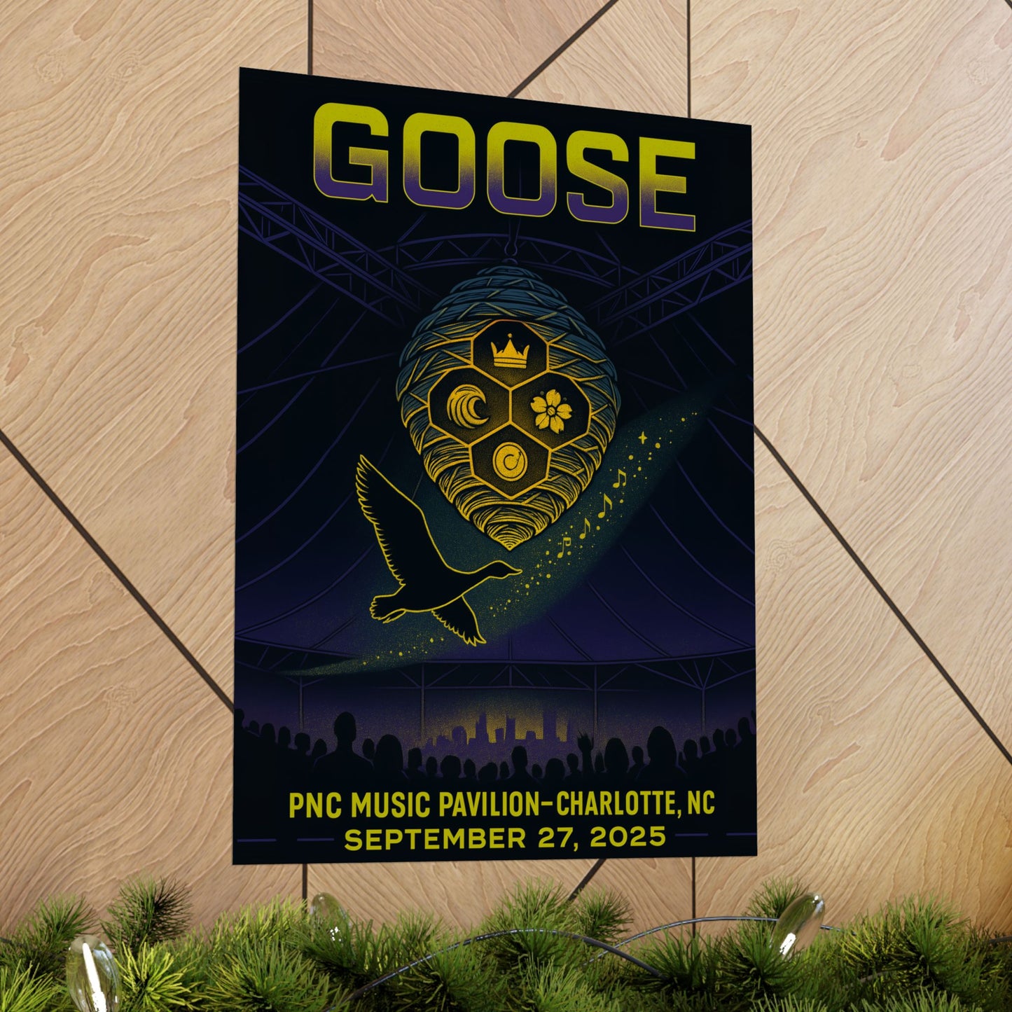 Goose Charlotte Concert Print | September 27, 2025 | PNC Music Pavilion | Variant 2
