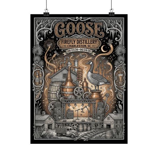 Goose | 06/23/26–06/24/26 | Charleston, SC | Concert Poster | V1