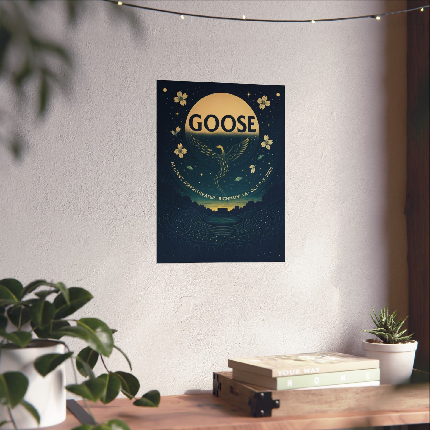 Goose Richmond Concert Poster | October 2-3, 2025 | Allianz Amphitheater | Variant 2