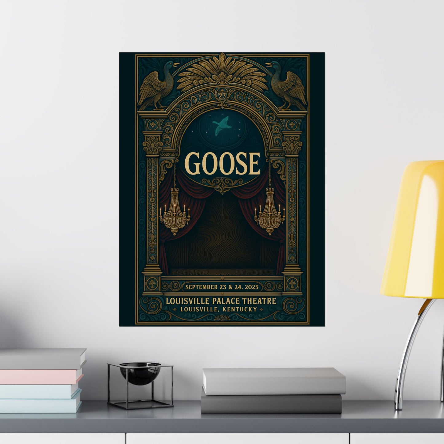Goose Louisville Palace Theatre | September 23-24, 2025 | Concert Print | Variant 1