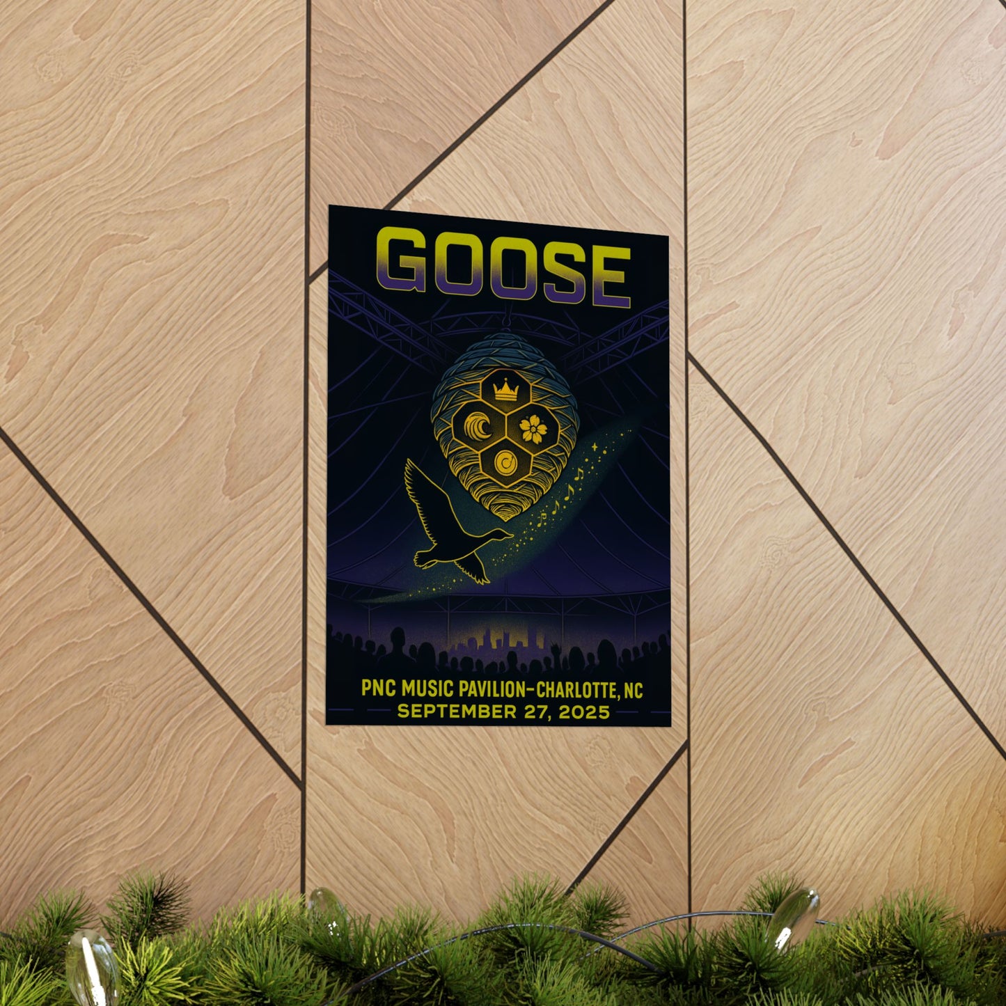 Goose Charlotte Concert Print | September 27, 2025 | PNC Music Pavilion | Variant 2