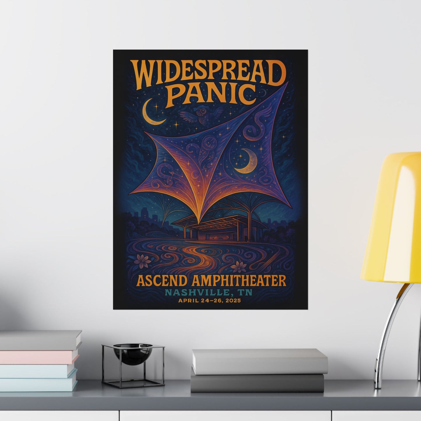 Widespread Panic Nashville April 24-26, 2025 Ascend Amphitheater Poster Print