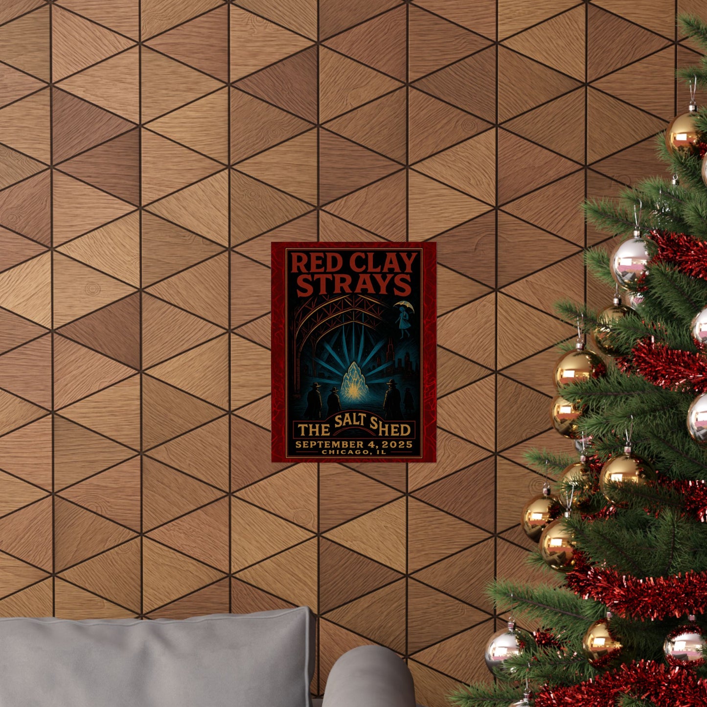 Red Clay Strays | September 3rd, 2025 | Chicago Salt Shed | Fan Concert Print | Wall Decor Gift