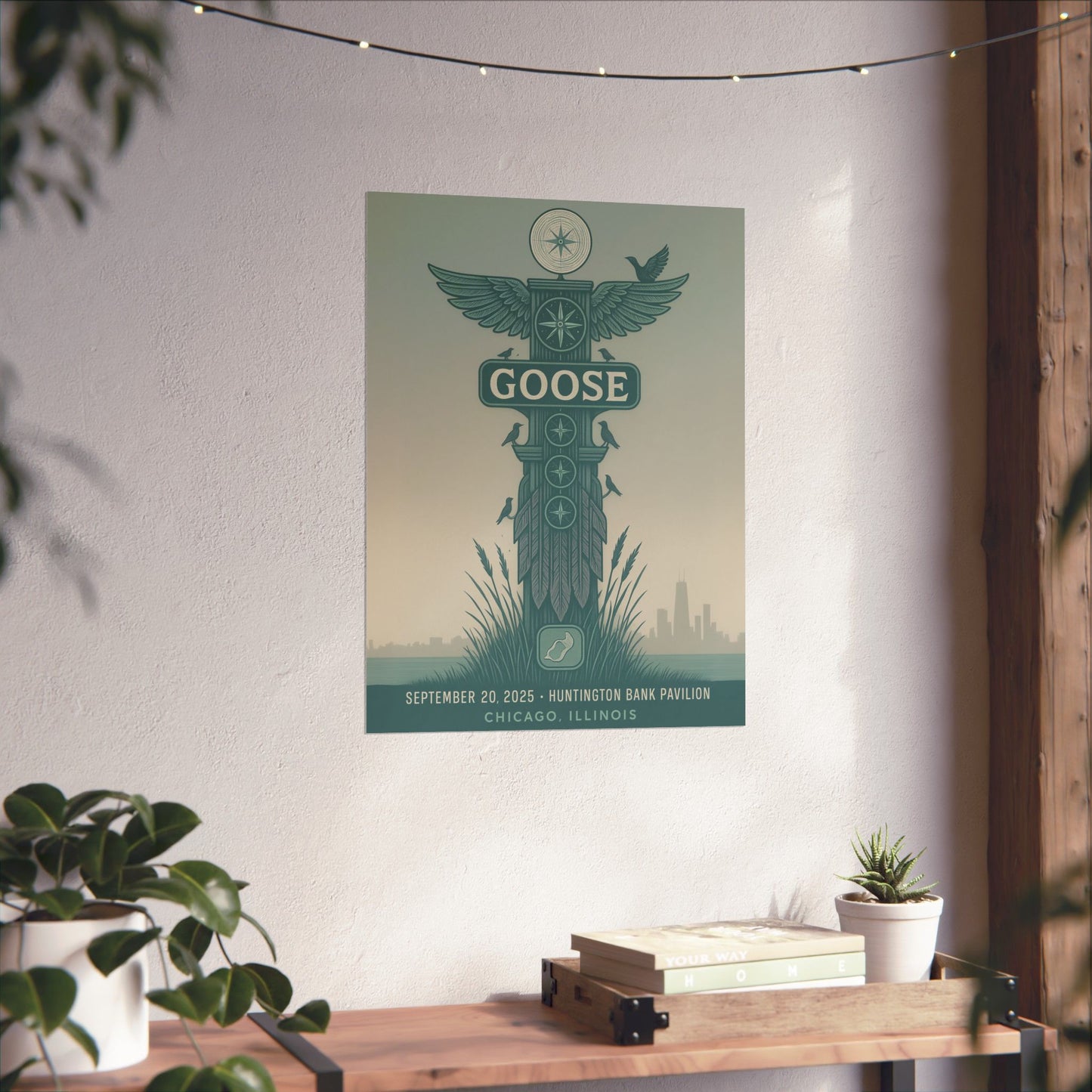 Goose Chicago September 20, 2025 | Huntington Bank Pavilion | Concert Poster | Variant 3