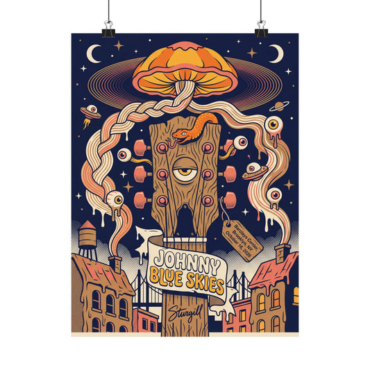 Johnny Blue Skies | October 16, 2026 | Brooklyn, NY | Concert Poster