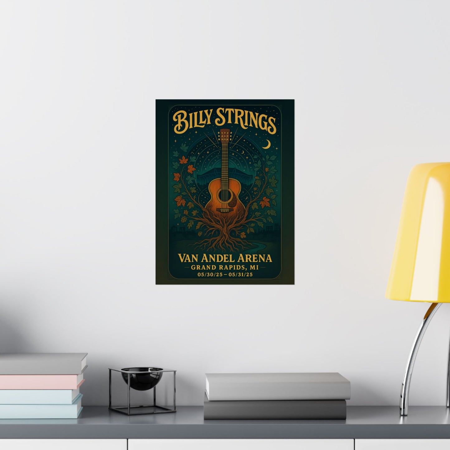 Billy Strings Grand Rapids Concert Print | May 30 - 31, 2025 | Van Andel Arena