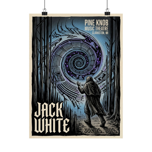 Jack White | July 25, 2026 | Clarkston, MI | Concert Poster