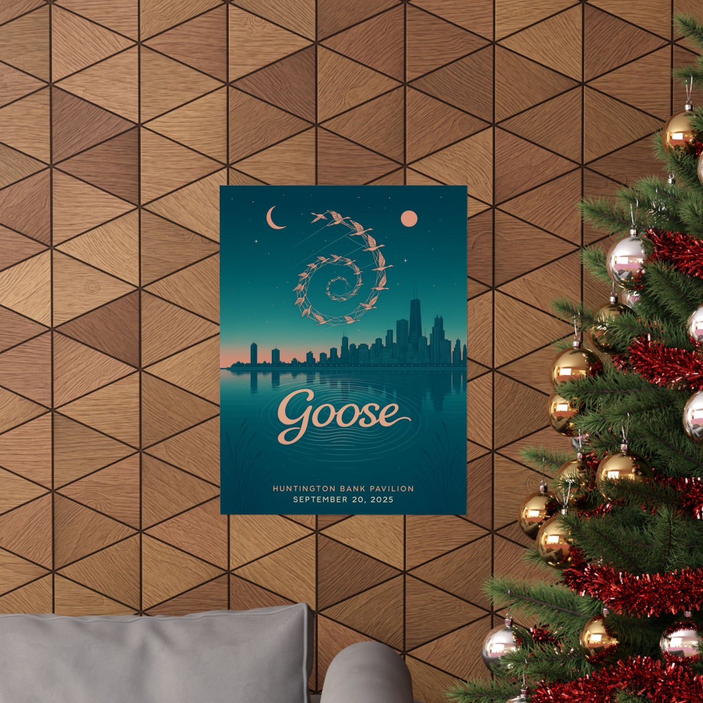 Goose Chicago Concert Poster | September 20, 2025 | Huntington Bank Pavilion | Variant 1