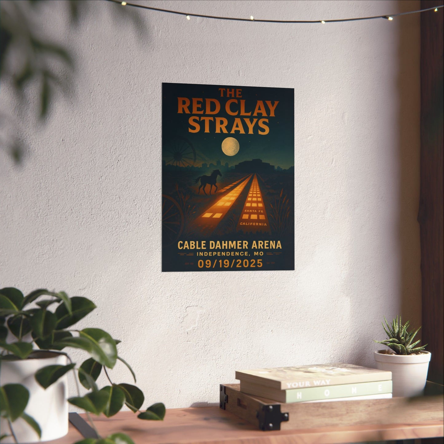 The Red Clay Strays Independence MO Concert Print | September 19, 2025 | Cable Dahmer Arena | Variant 3