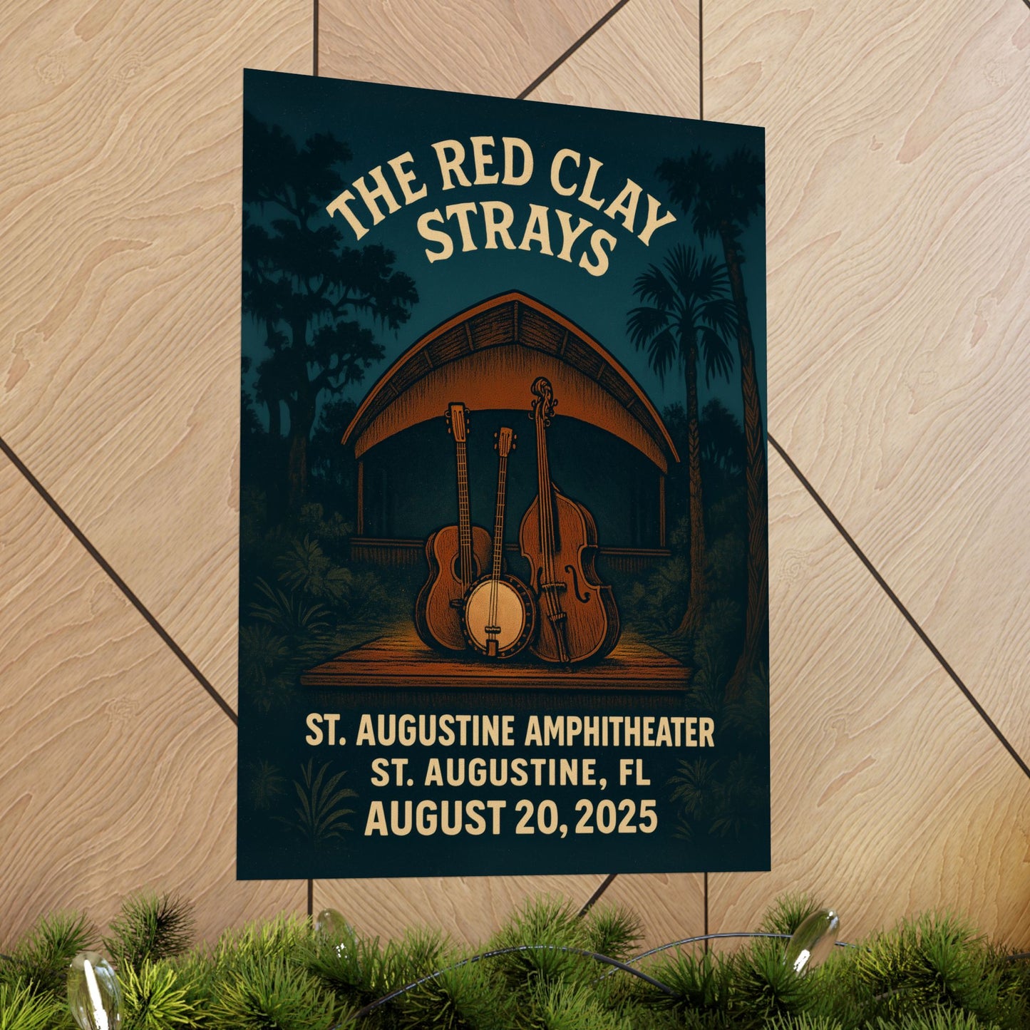 The Red Clay Strays | August 20, 2025 | St. Augustine Amphitheater | Florida | Concert Print
