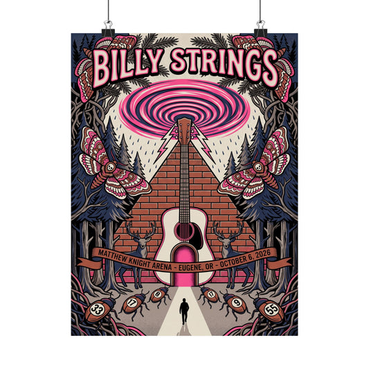 Billy Strings | October 6, 2026 | Eugene, OR | Concert Poster