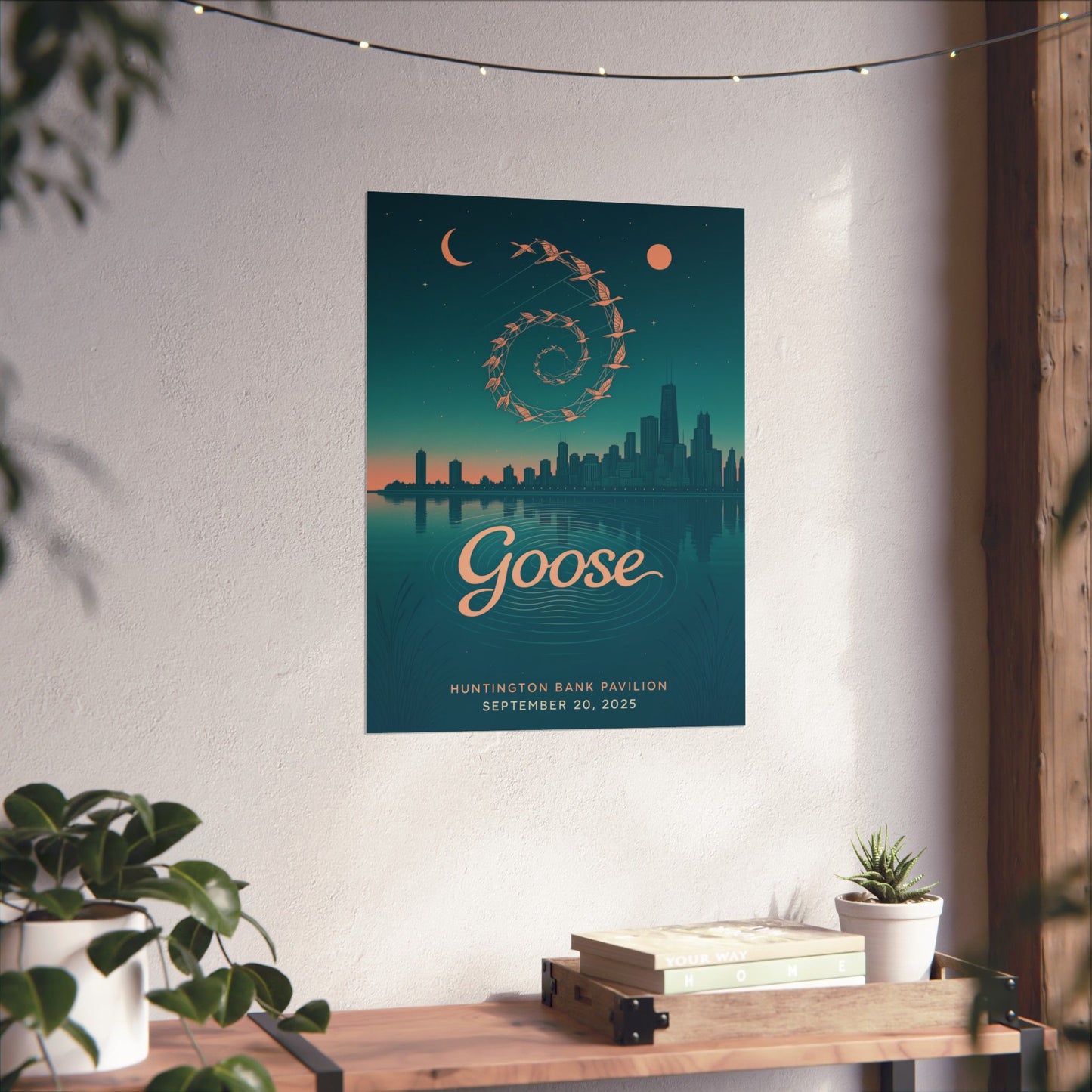 Goose Chicago Concert Poster | September 20, 2025 | Huntington Bank Pavilion | Variant 1