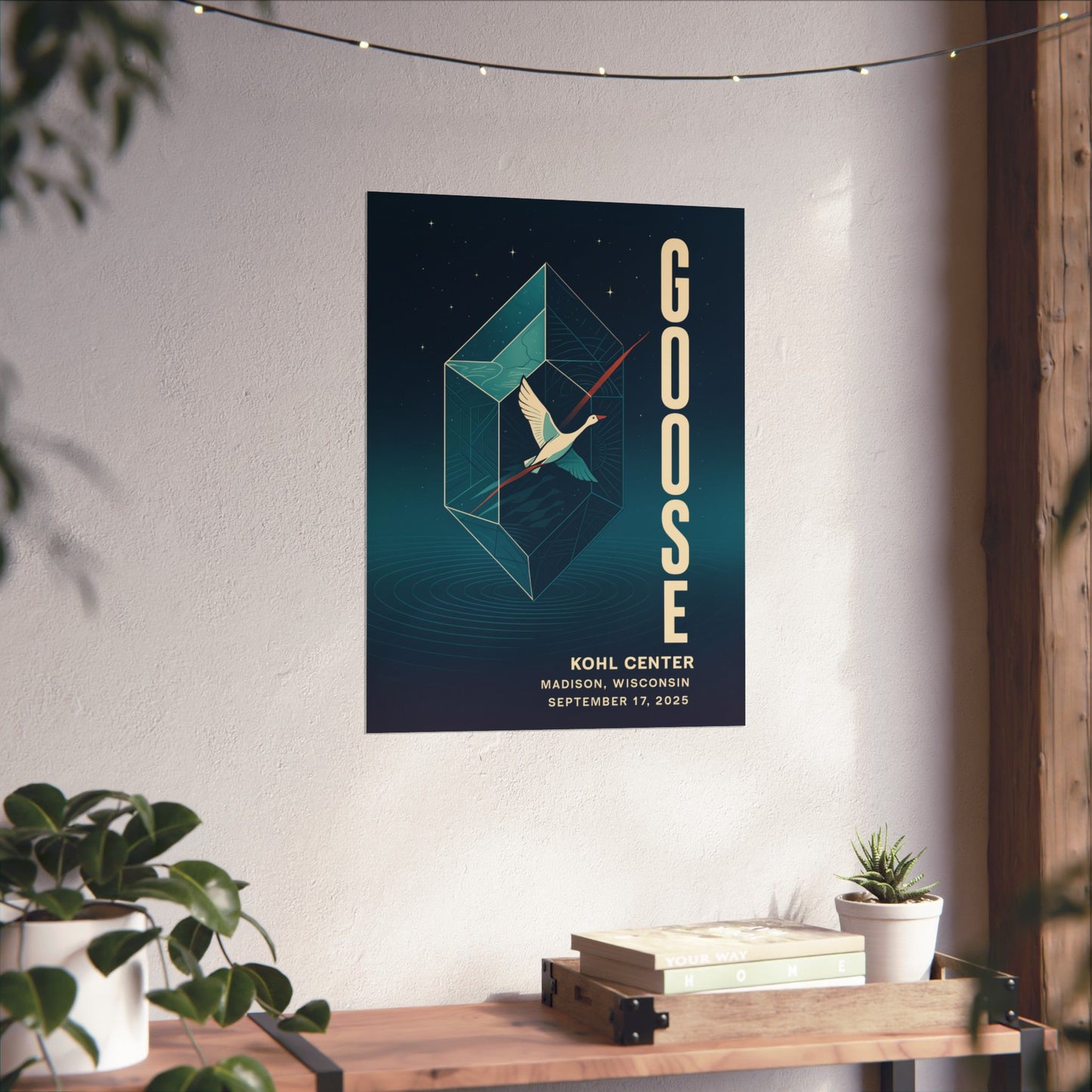 Goose Kohl Center Madison WI | September 17, 2025 | Limited Edition Fan-Made Concert Poster Version 2