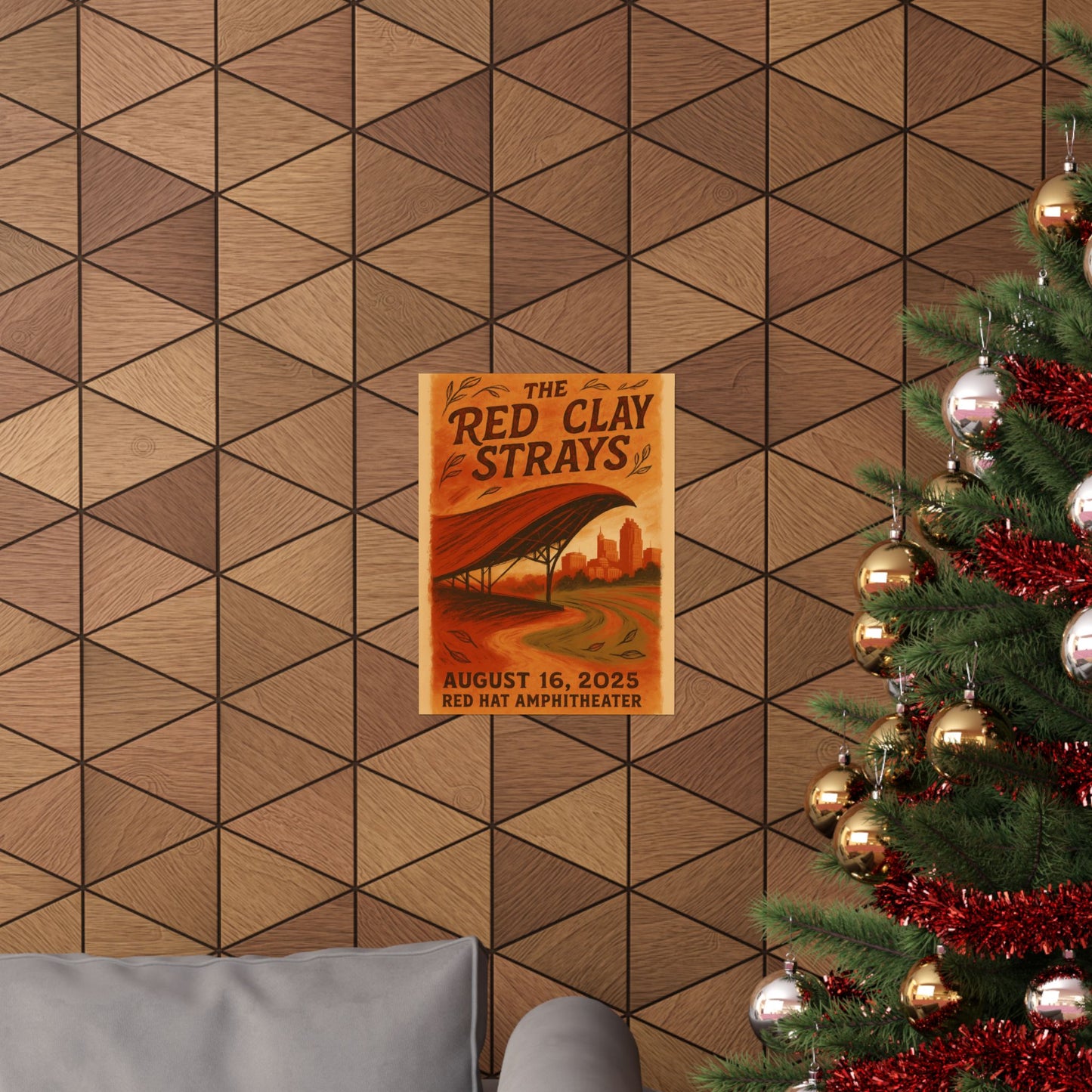 The Red Clay Strays Raleigh | Aug 16, 2025 | Red Hat Amphitheater | Concert Print