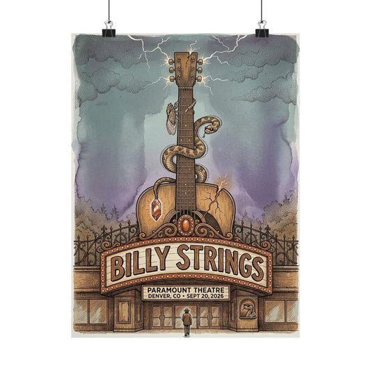 Billy Strings | September 20, 2026 | Denver, CO | Concert Poster