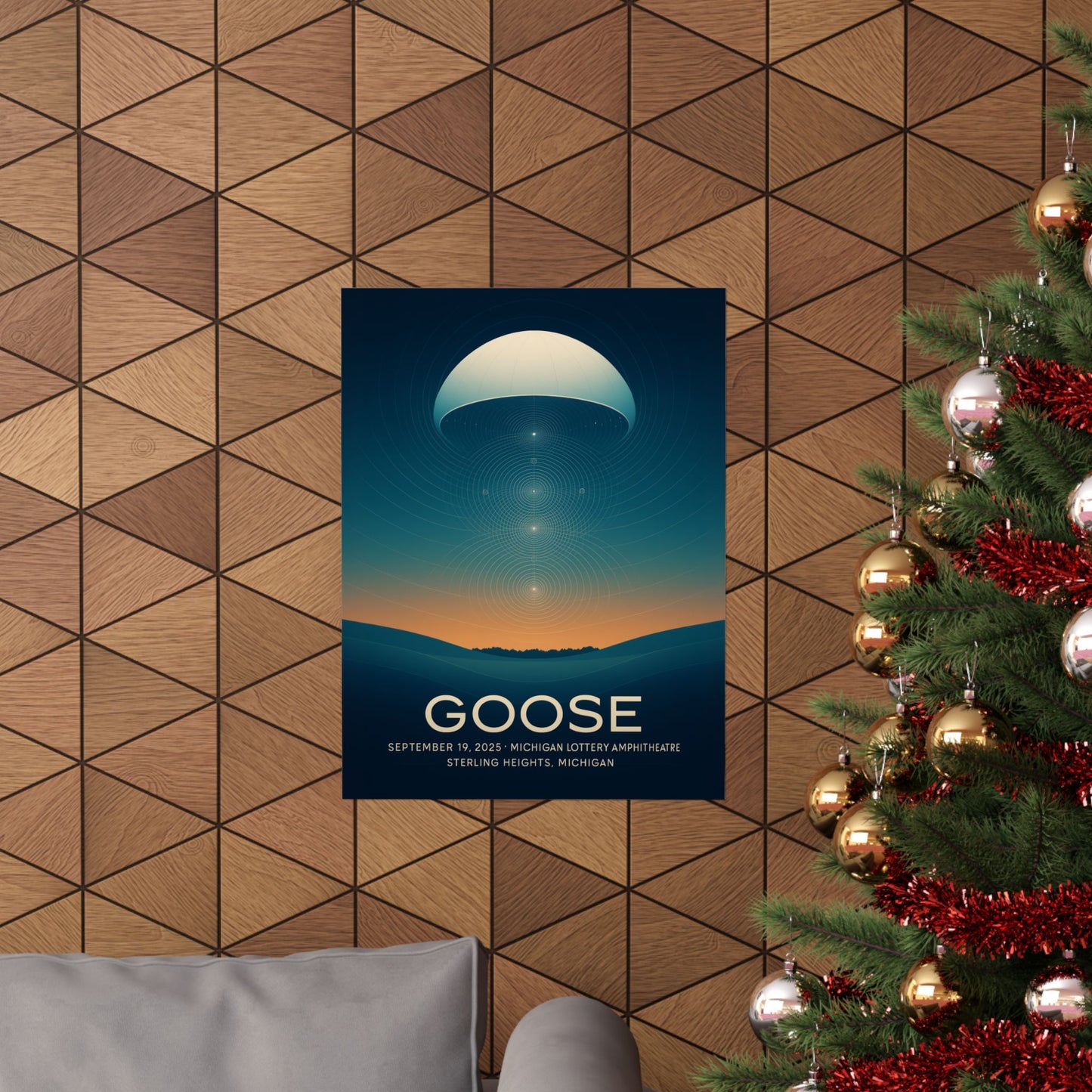 Goose Michigan Lottery Amphitheatre Concert Print | September 19, 2025 | Variant 1