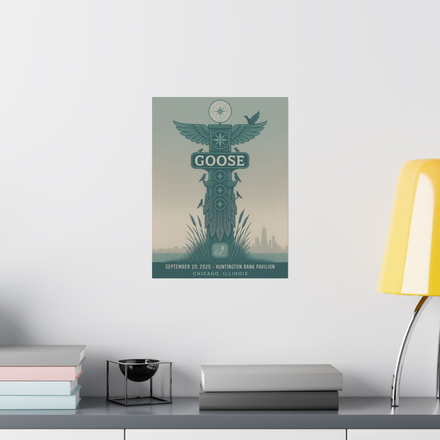 Goose Chicago September 20, 2025 | Huntington Bank Pavilion | Concert Poster | Variant 3