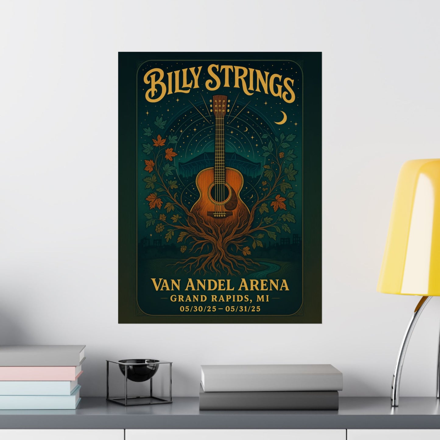 Billy Strings Grand Rapids Concert Print | May 30 - 31, 2025 | Van Andel Arena