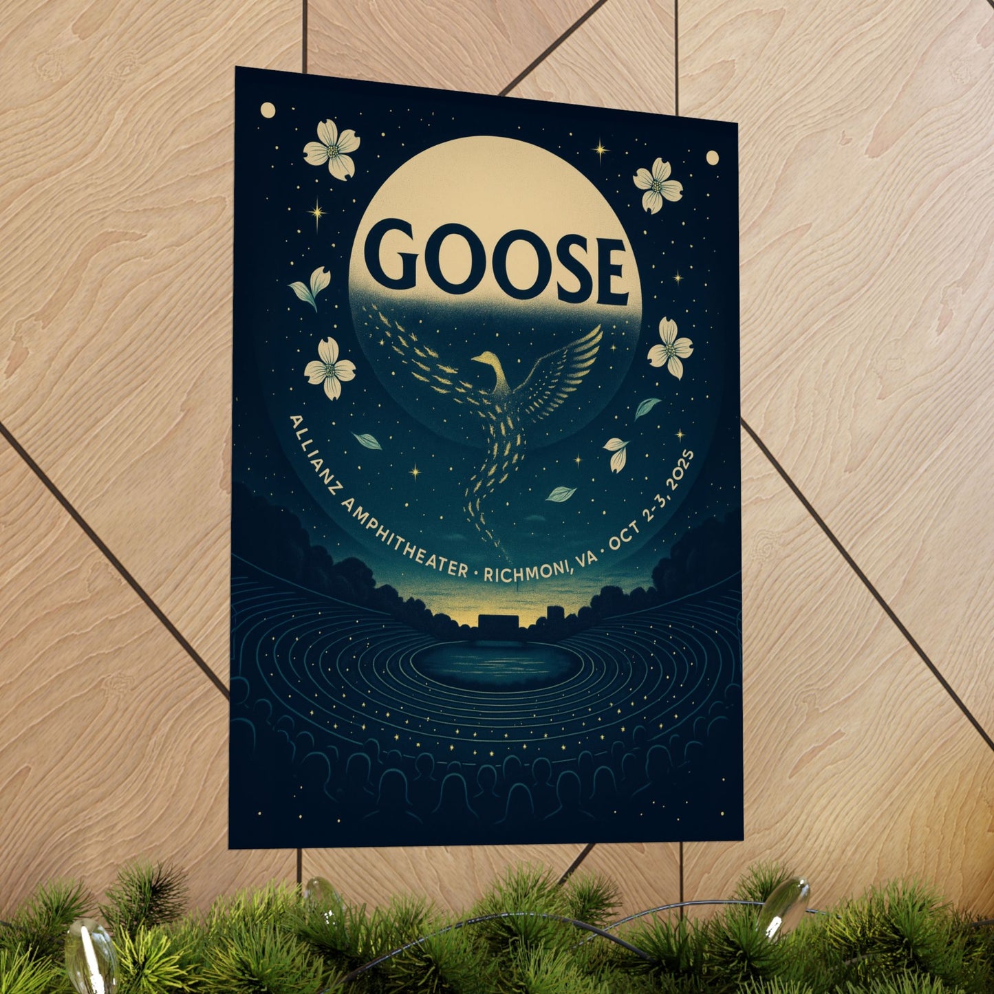 Goose Richmond Concert Poster | October 2-3, 2025 | Allianz Amphitheater | Variant 2