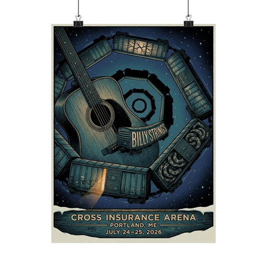 Billy Strings | July 24–25, 2026 | Portland, ME | Concert Poster