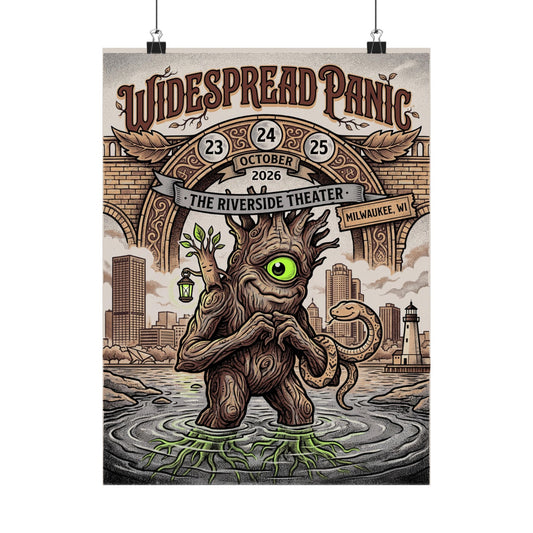 Widespread Panic | October 23–25, 2026 | Milwaukee, WI | Concert Poster