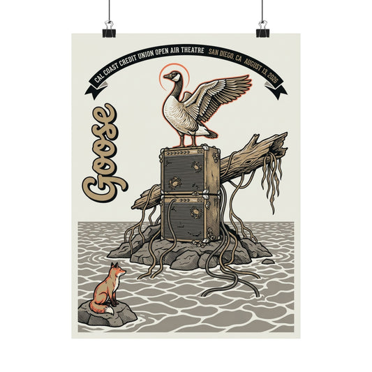 Goose | August 13, 2026 | San Diego, CA | Concert Poster