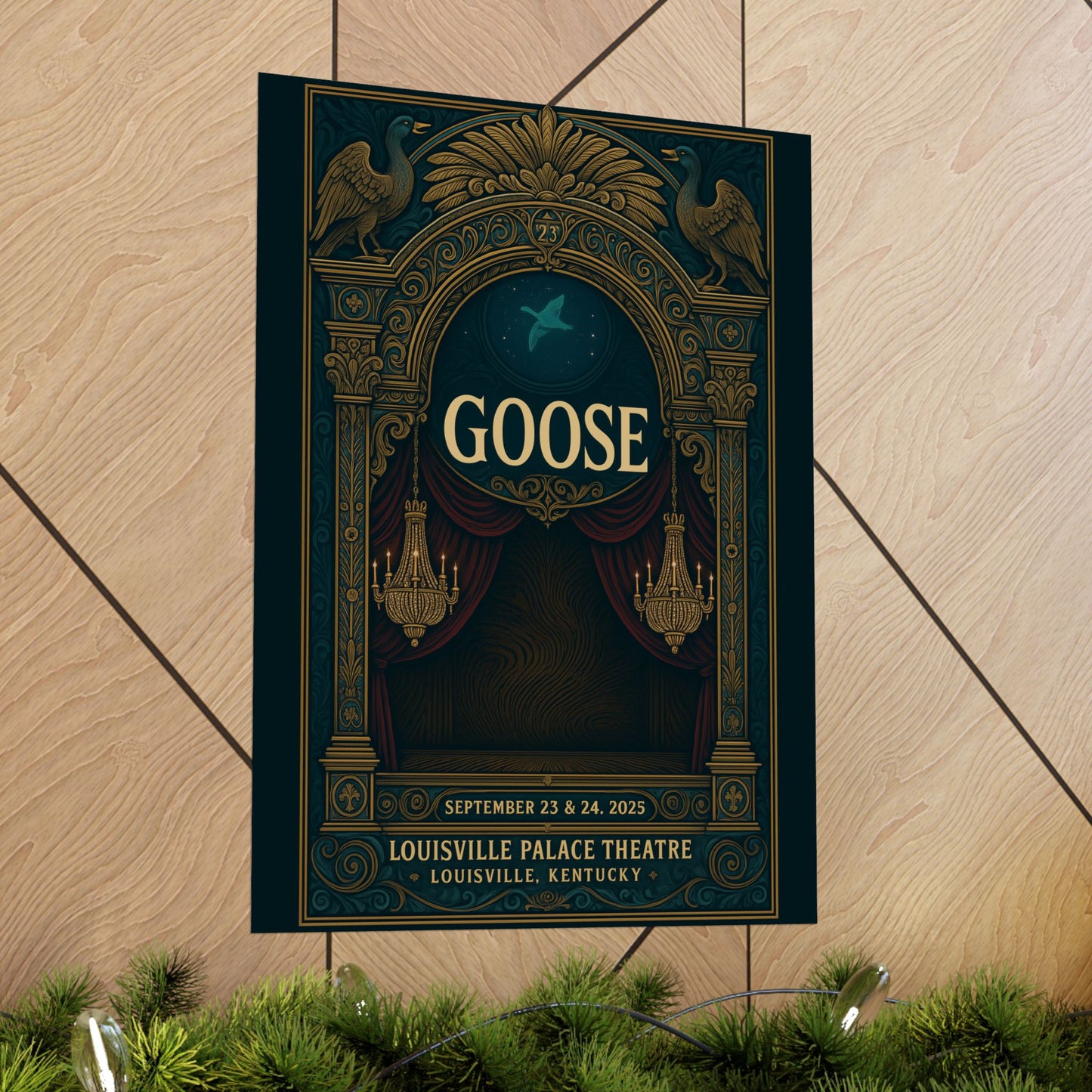 Goose Louisville Palace Theatre | September 23-24, 2025 | Concert Print | Variant 1