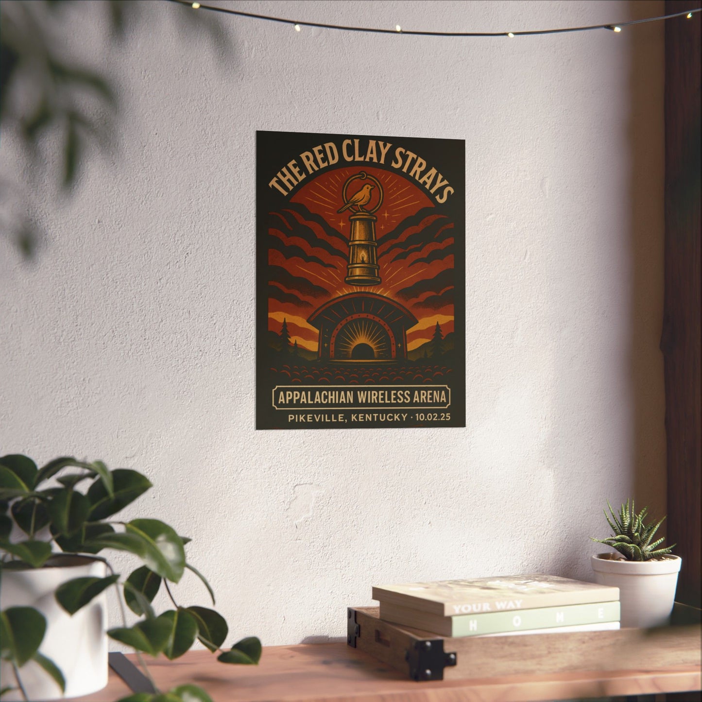 The Red Clay Strays Pikeville KY Concert Print | October 2, 2025 | Appalachian Wireless Arena | Variant 1