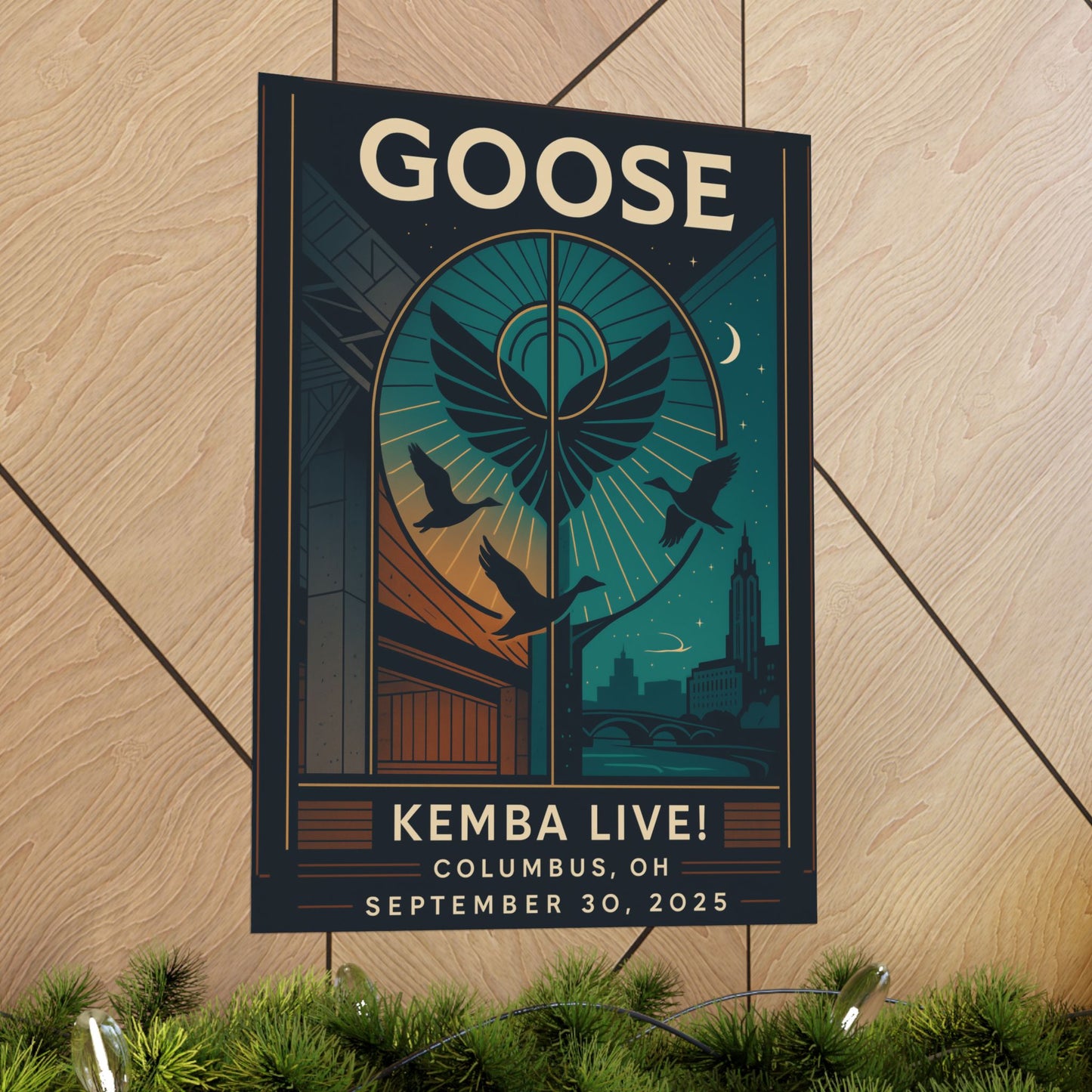 Goose Columbus Concert Print | September 30, 2025 | KEMBA Live! | Variant 1
