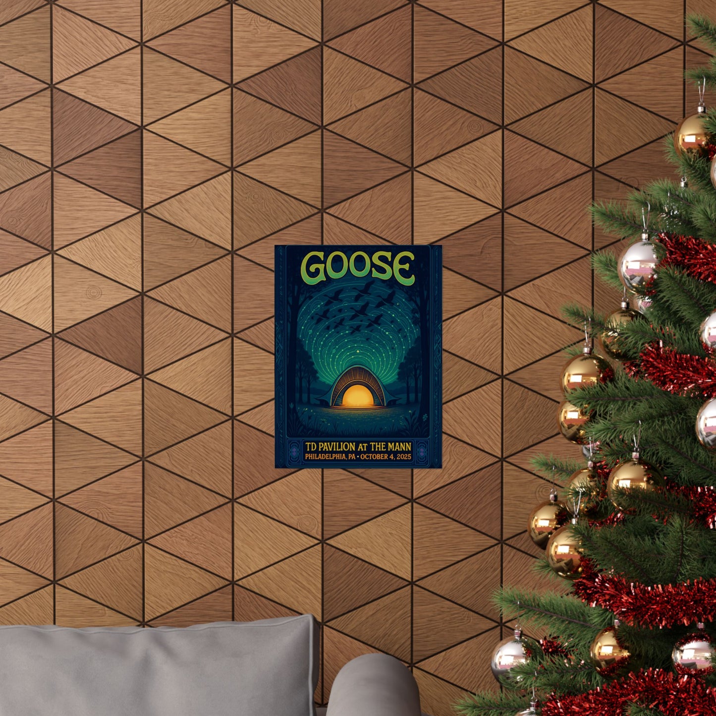 Goose TD Pavilion at The Mann Concert Poster | October 4, 2025 | Philadelphia | Limited Edition | Variant 3