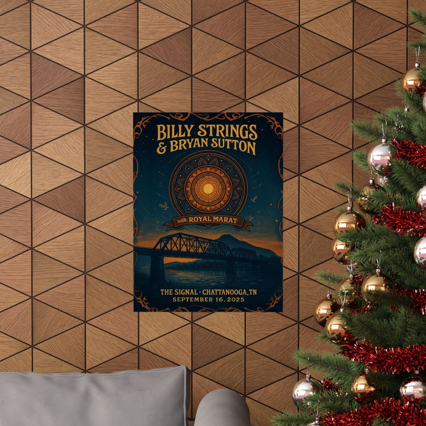 Billy Strings & Bryan Sutton Chattanooga | The Signal | September 16,2025 | Concert Poster