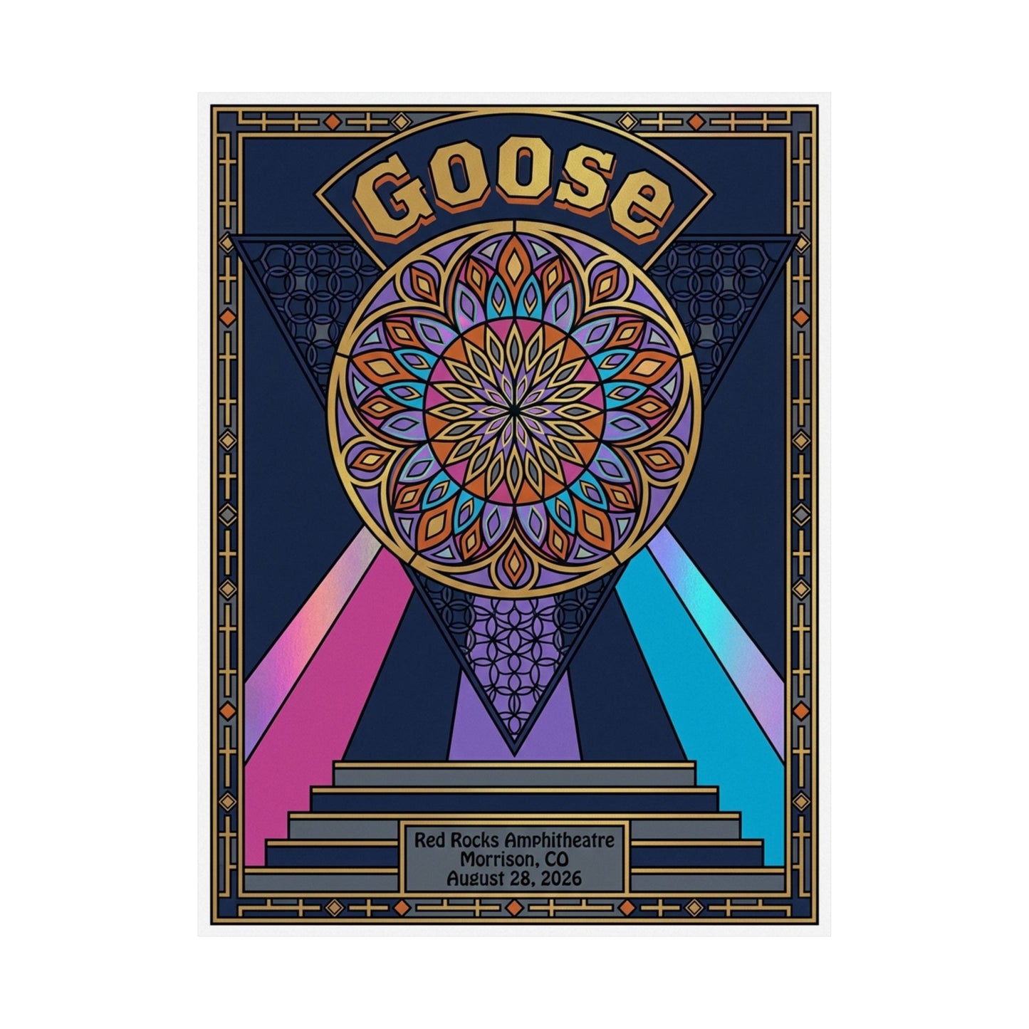 Goose | August 28, 2026 | Morrison, CO | Concert Poster