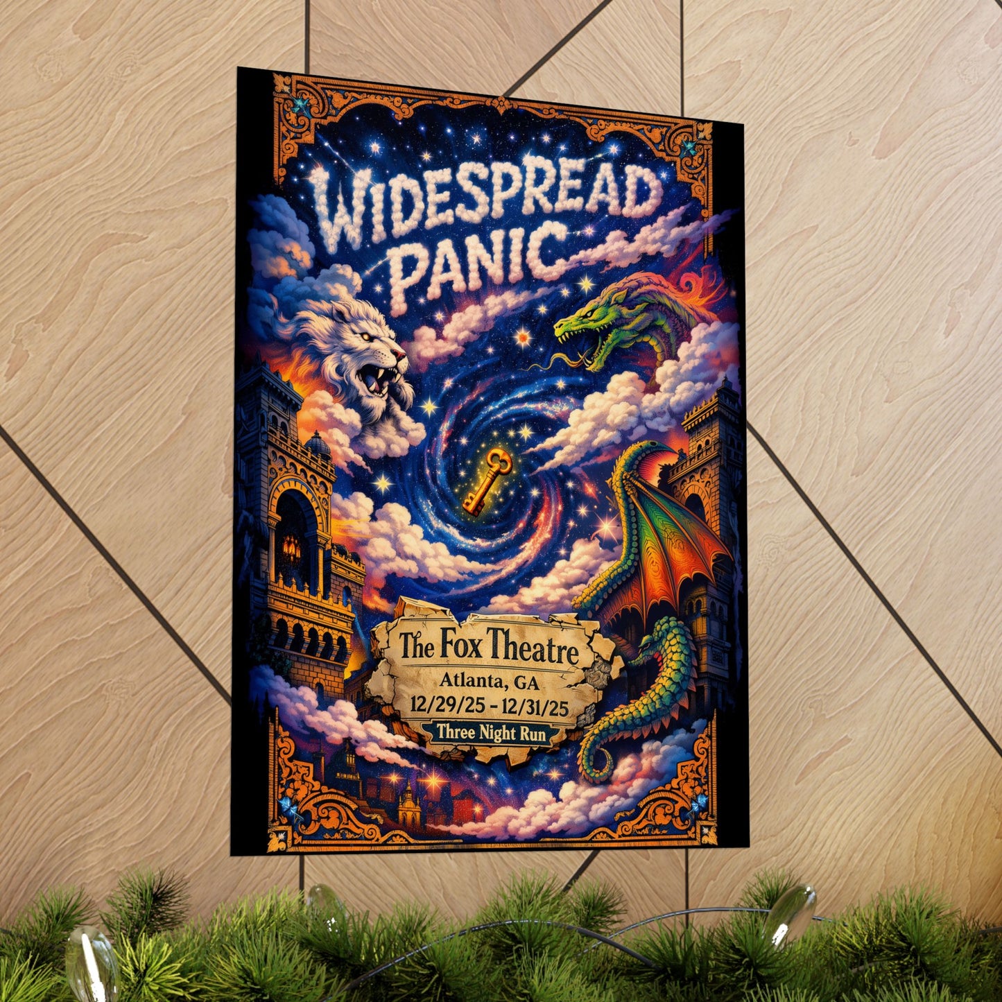 Widespread Panic | 12/29/25-12/31/25 | Atlanta, GA | Concert Poster  | V2