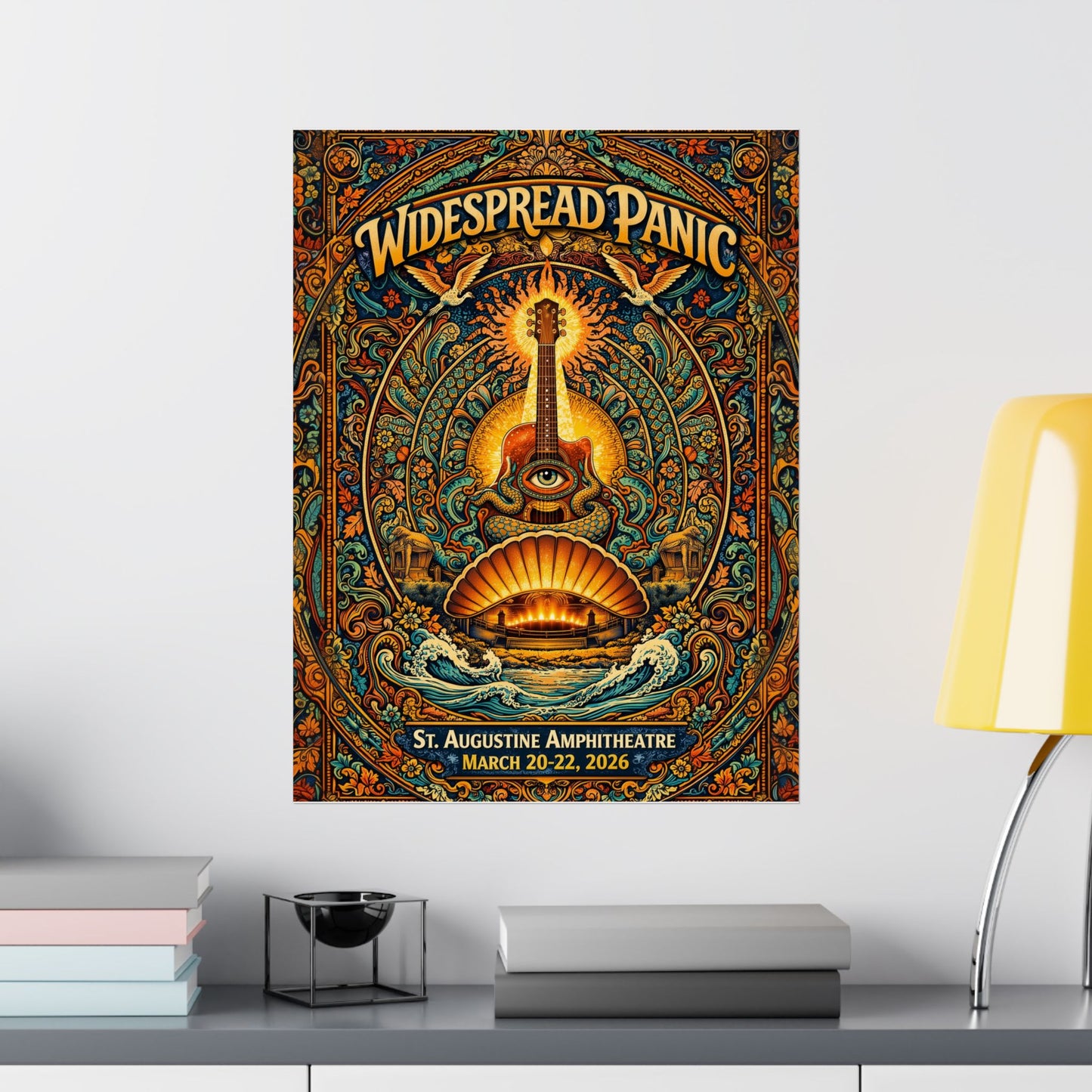 Widespread Panic | 03/20/26–03/22/26 | St. Augustine, FL | Concert Poster  | V3