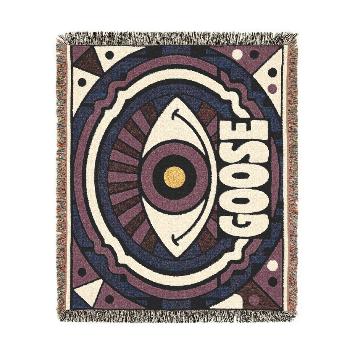 Goose | The Wheel That Sees | Woven Blanket