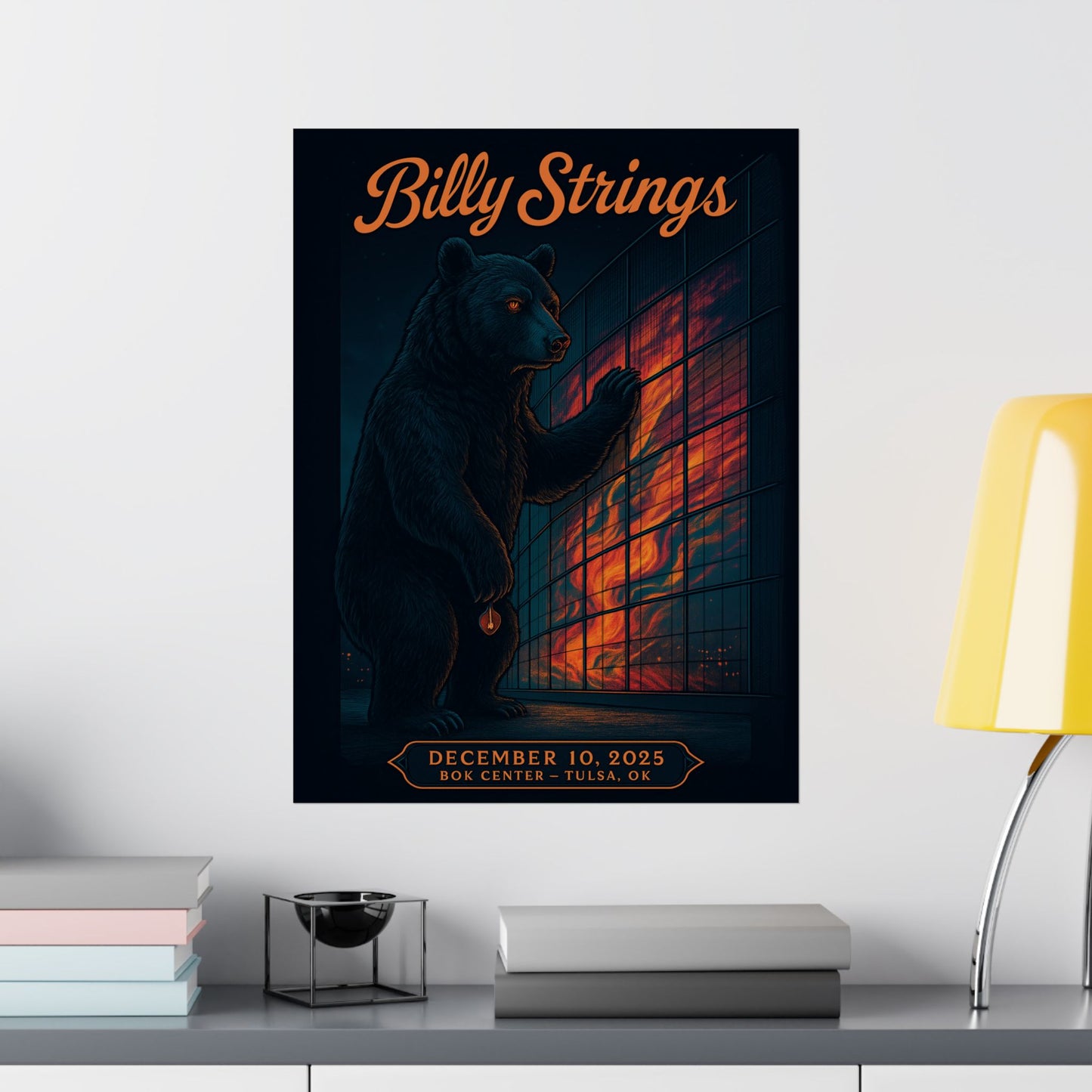 Billy Strings Tulsa OK | BOK Center | December 10, 2025 | Concert Poster | Variant 2