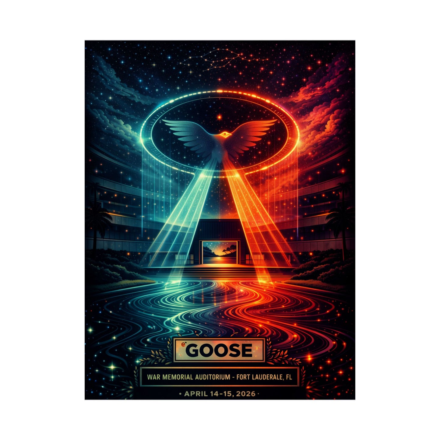 Goose  | 4/14/26- 4/15/26 | Fort Lauderdale, FL | Concert Poster  | V2