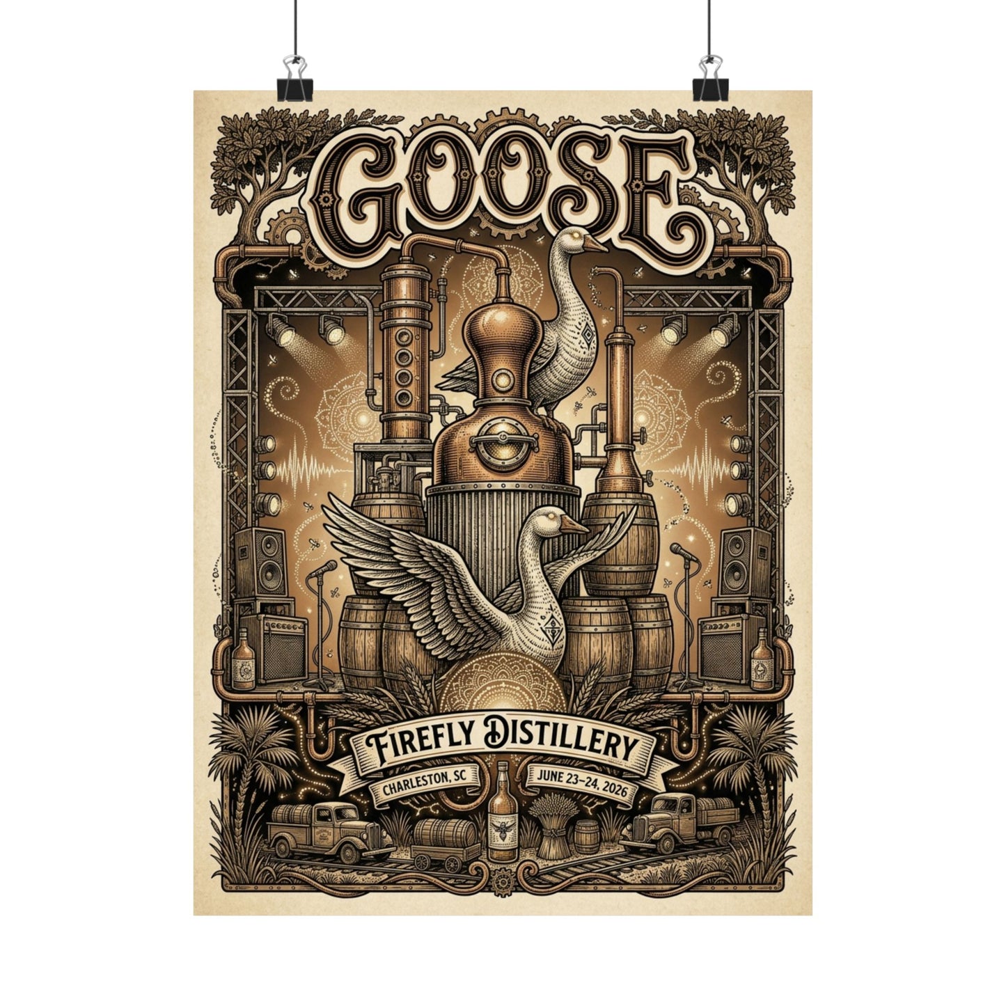 Goose  | 06/23/26–06/24/26 | Charleston, SC | Concert Poster  | V2
