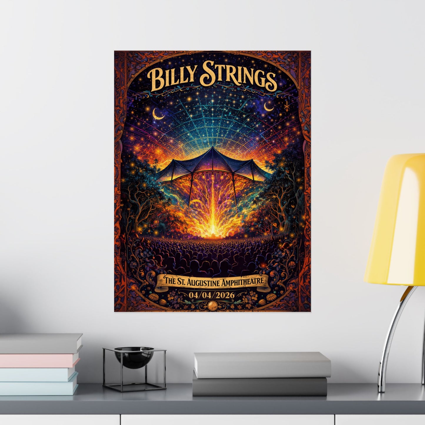 Billy Strings | 04/04/2026 | St. Augustine, FL | Concert Poster  | N3