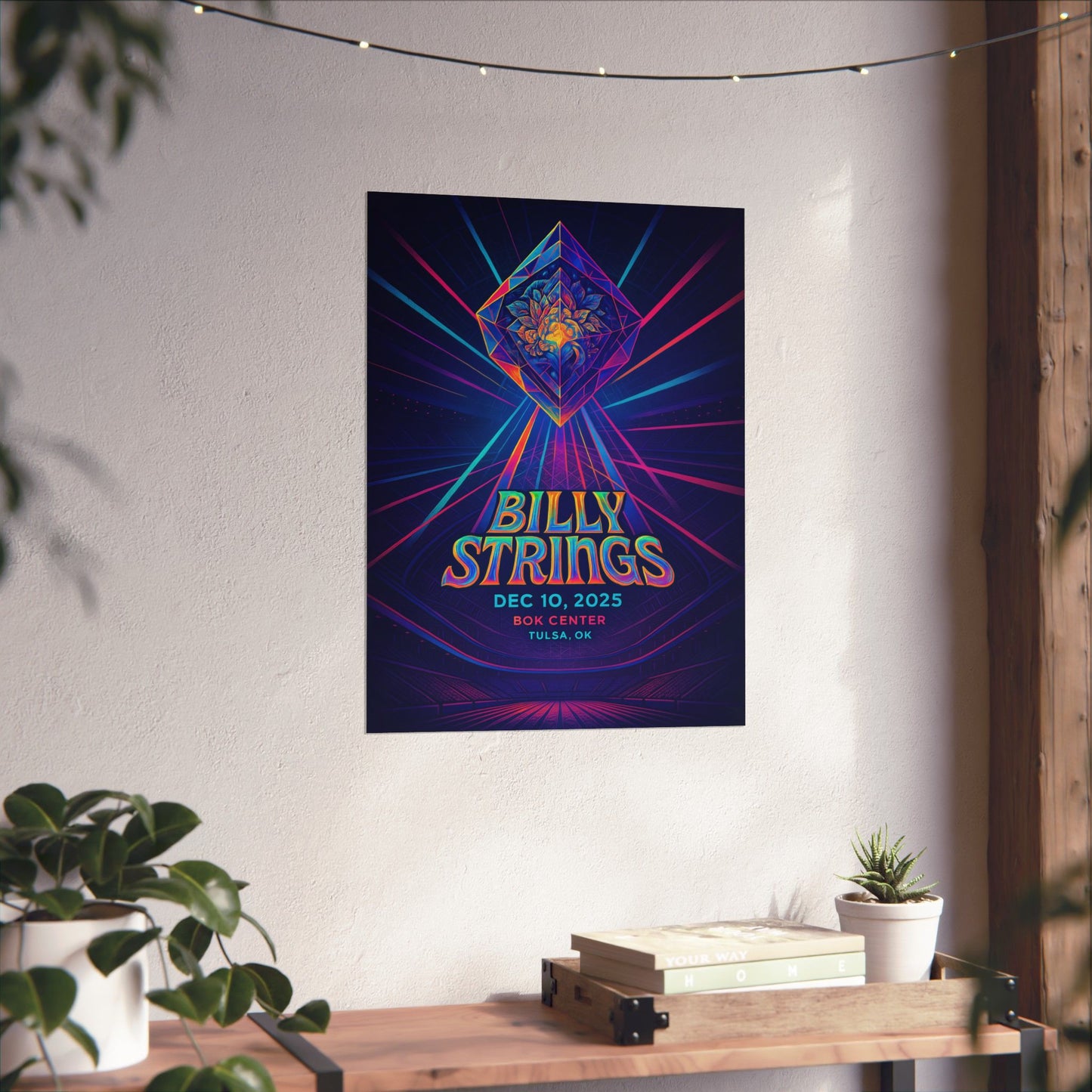 Billy Strings Tulsa OK | BOK Center | December 10, 2025 | Concert Poster | Variant 1