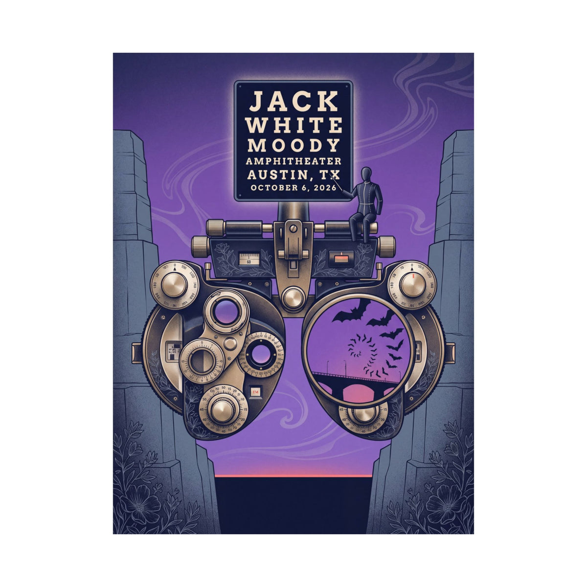 Jack White | October 6, 2026 | Austin, TX | Concert Poster