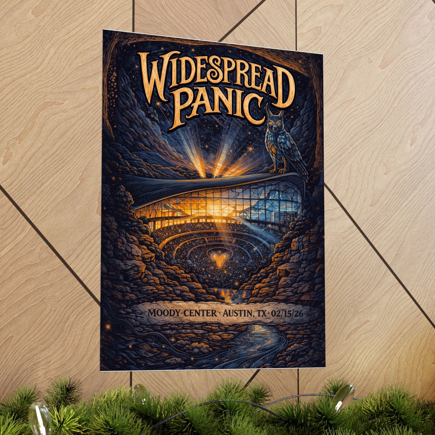 WidespreadPanic | 02/15/26 | Austin, TX | Concert Poster  | N2