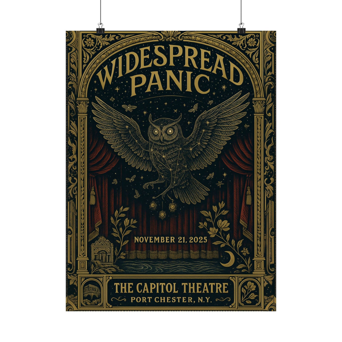 Widespread Panic Capitol Theatre Concert Print | November 21, 2025 | Port Chester