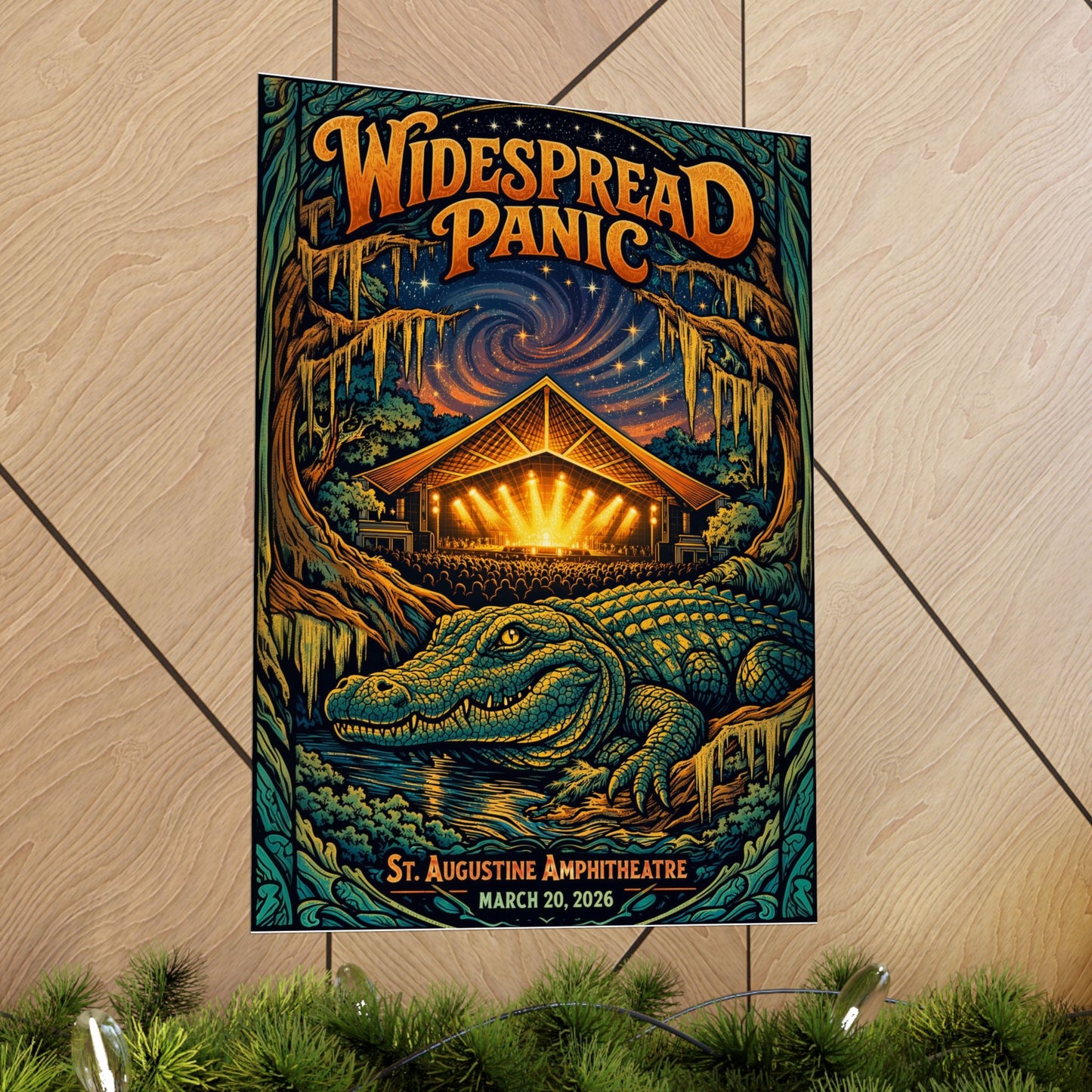 Widespread Panic | 03/20/26 | St. Augustine, FL | Concert Poster  | N1