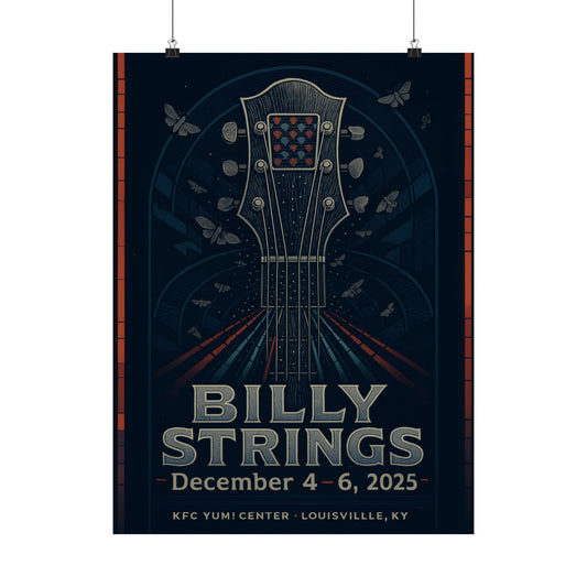 Billy Strings Louisville| December 4-6, 2025 | KFC Yum! Center |Concert Print | Variant 1