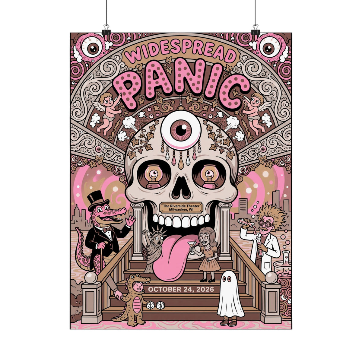 Widespread Panic | October 24, 2026 | Milwaukee, WI | Concert Poster
